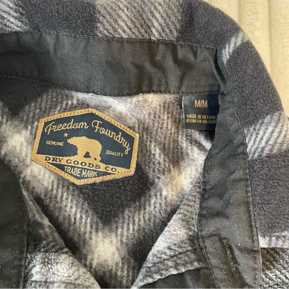 Freedom Foundry Men's M Plaid Fleece Cabincore Outdoors - Picture 2 of 13